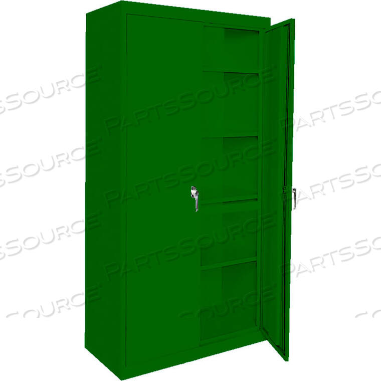 OEM#: AAH-48RBMAG2-L-GRNMAGNUM SERIES ALL-WELDED STORAGE CABINET, 48WX18DX78H, LEAF GREEN by Steel Cabinets USA, Inc