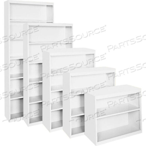 OEM#: BCA-364218-WALL-WELDED BOOKCASE, 36WX18DX42H, WHITE by Steel Cabinets USA, Inc