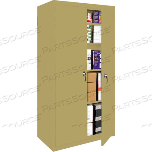 OEM#: FS-357-TSFIXED SHELF ALL-WELDED STORAGE CABINET, 30WX15DX72H, TROPIC SAND by Steel Cabinets USA, Inc