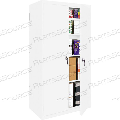 OEM#: FS-357-WFIXED SHELF ALL-WELDED STORAGE CABINET, 30WX15DX72H, WHITE by Steel Cabinets USA, Inc