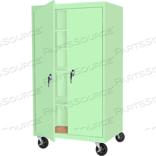 OEM#: MAAH-48662RB-PT-GRNMOBILE ALL-WELDED CABINET, 48WX24DX66H, PASTEL GREEN by Steel Cabinets USA, Inc