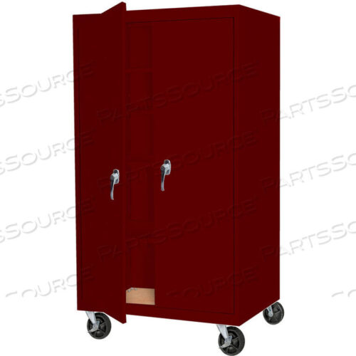 OEM#: MAAH-48662RB-WRMOBILE ALL-WELDED CABINET, 48WX24DX66H, WINE RED by Steel Cabinets USA, Inc