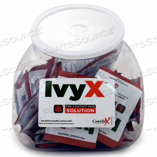 OEM#: 83642IVY X PRE-CONTACT GEL, POSION OAK & IVY SOLUTION, FISH BOWL, 50 PACKETS by Coretex Products