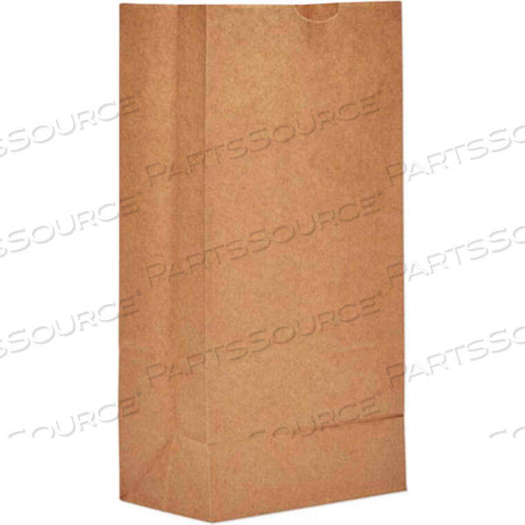 OEM#: BAGGH8500HEAVY DUTY PAPER GROCERY BAGS, #8, 6-1/8W X 4-1/8D X 12-7/16H, KRAFT, 500 PACK by United Stationers Supply