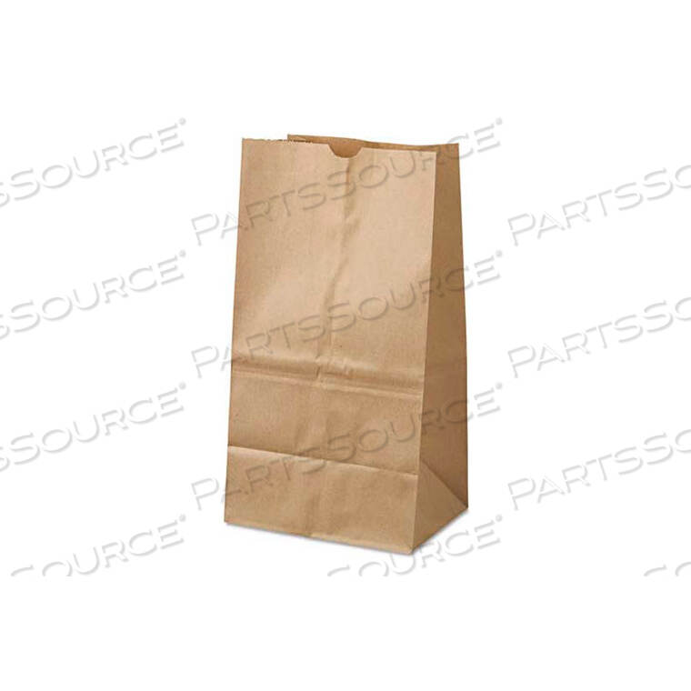 OEM#: BAGGK25S500PAPER GROCERY BAGS #25 SQUAT, 8-1/4W X 6-1/8D X 15-7/8H, KRAFT, 500 PACK by United Stationers Supply