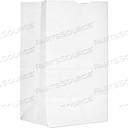 OEM#: BAGGW20S500PAPER GROCERY BAGS, #20 SQUAT, 8-1/4W X 5-15/16D X 13-3/8H, WHITE, 500 PACK by United Stationers Supply