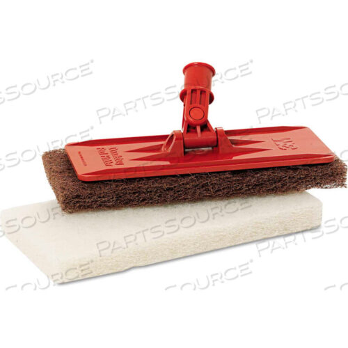 OEM#: MMM7DOODLEBUG THREADED SCRUBBING PAD STARTER KIT, ORANGE, 1 KIT - 7 by 3M Consumer