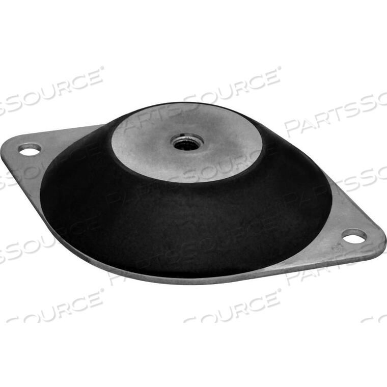 OEM#: LF 15060LOW PROFILE COMPRESSION MOUNT DOUBLE DEFLECTION 600 LBS. MAX LOAD by Vibrasystems