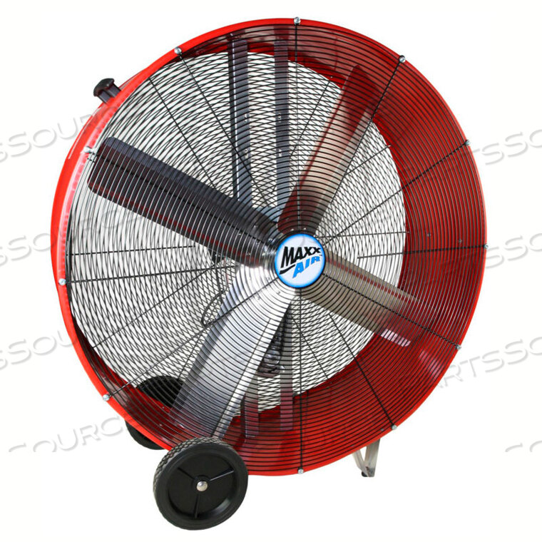 OEM#: BF36DD RED36 DIRECT DRIVE HEAVY DUTY PORTABLE BARREL FAN 9000 CFM by Maxx Air