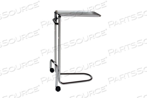 OEM#: 06615100001510 CHROME DOUBLE-POST MAYO STAND, 12-5/8 X 19-1/8 TRAY by Blickman