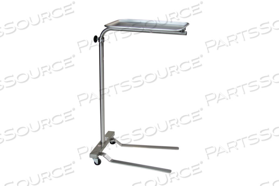 OEM#: 06715200001520SS SINGLE-POST STAINLESS STEEL MAYO STAND, 12-5/8 X 19-1/8 TRAY by Blickman