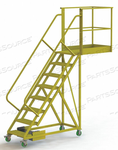 OEM#: UCU500840242UNSUPPORTED 8 STEP CANTILEVER LADDER WITH 40 LONG PLATFORM - GRIP STRUT by Tri-Arc