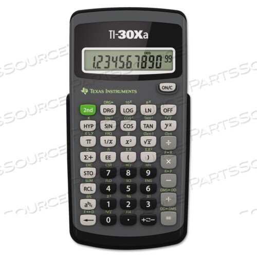 OEM#: TI30XATI-30XA SCIENTIFIC CALCULATOR, 10-DIGIT LCD by Texas Instruments