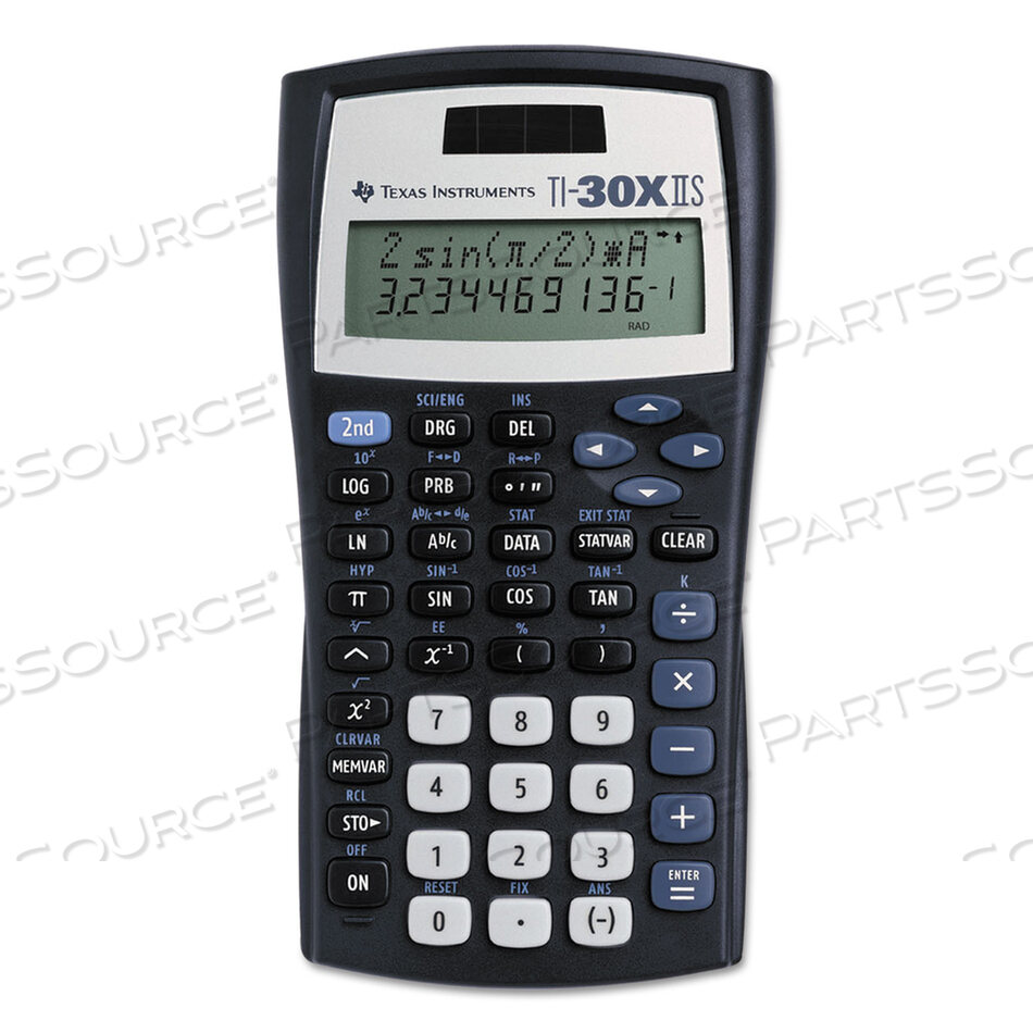 OEM#: TI30XIISTI-30X IIS SCIENTIFIC CALCULATOR, 10-DIGIT LCD, BLACK by Texas Instruments