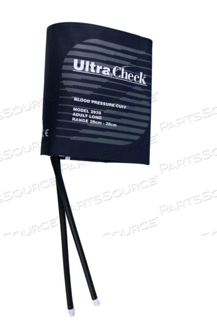 OEM#: UD2938MQ-05ULTRACHECK NYLON REUSABLE BP CUFFS, ADULT LONG 29 - 38 CM, DOUBLE TUBE, FEMALE SUBMINIATURE TWIST LOCK, 5/BAG by Spacelabs Healthcare