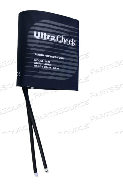 OEM#: UD2938MQMF-05ULTRACHECK NYLON REUSABLE BP CUFFS, ADULT LONG 29 - 38 CM, DOUBLE TUBE, MALE AND FEMALE MATED SUBMINIATURES, 5/BAG by Spacelabs Healthcare