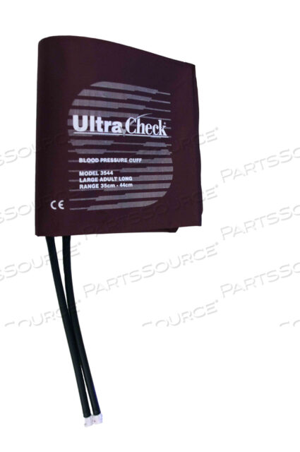 OEM#: UD3544MQ-05ULTRACHECK NYLON REUSABLE BP CUFFS, LARGE ADULT LONG 35 - 44 CM, DOUBLE TUBE, FEMALE SUBMINIATURE TWIST LOCK, 5/BAG by Spacelabs Healthcare