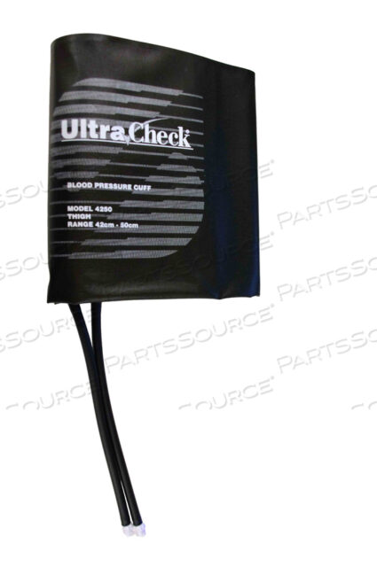 OEM#: UD4250MQ-05ULTRACHECK NYLON REUSABLE BP CUFFS, THIGH 42 - 50 CM, DOUBLE TUBE, FEMALE SUBMINIATURE TWIST LOCK, 5/BAG by Spacelabs Healthcare