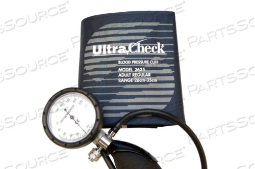 OEM#: US2635MBULTRACHECK NYLON REUSABLE BP CUFFS, ADULT 26 - 35 CM, SINGLE TUBE, MANUAL BULB WITH GAUGE, 1 EACH by Spacelabs Healthcare