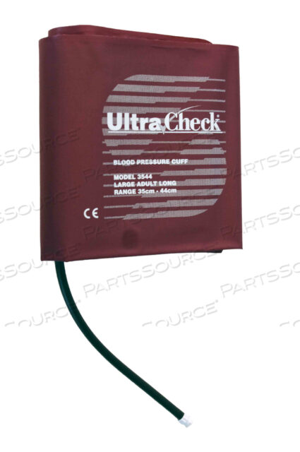 OEM#: US3544MQ-05ULTRACHECK NYLON REUSABLE BP CUFFS, LARGE ADULT LONG 35 - 44 CM, SINGLE TUBE,FEMALE SUBMINIATURE TWIST LOCK, 5/BAG by Spacelabs Healthcare