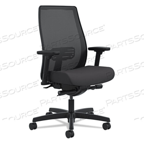 OEM#: HLWM.Y2.A.H.IM.CU10.SB.NENDORSE MESH MID-BACK WORK CHAIR, SUPPORTS UP TO 300 LB, 17.5 TO 21.75 SEAT HEIGHT, BLACK by HON