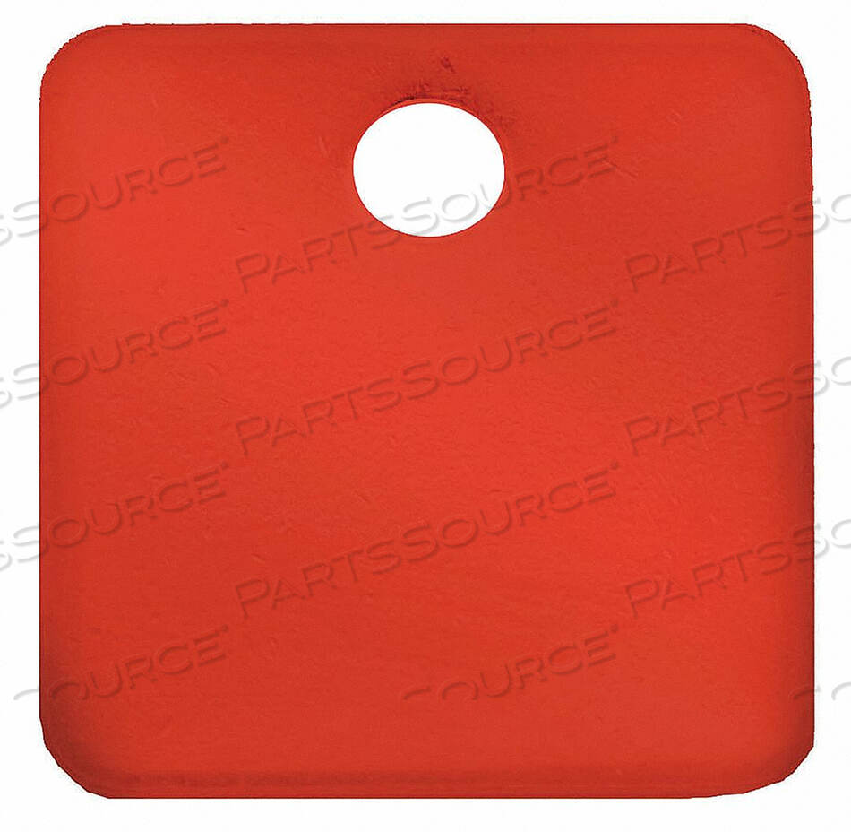 OEM#: 43033BLANK TAG SQUARE RED PK5 by C.H. Hanson