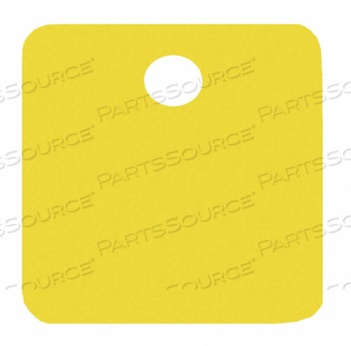 OEM#: 43089BLANK TAG SQUARE YELLOW PK5 by C.H. Hanson