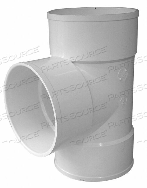 BULL NOSE TEE PVC 6IN. HUB