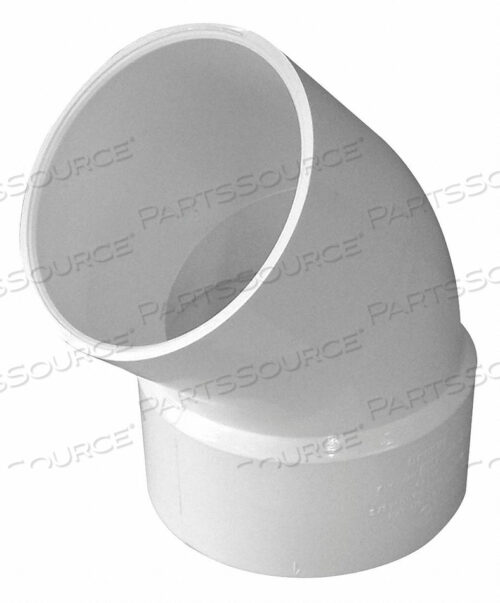 STREET ELBOW 45 DEGREES PVC 3IN.