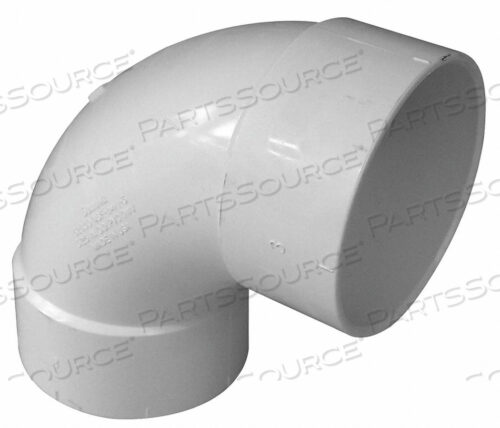 SANITARY ELBOW 90 DEGREES PVC 3IN. HUB