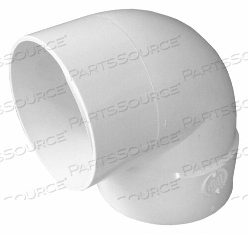 SHORT TURN STREET ELBOW 4 IN 90 DEG PVC
