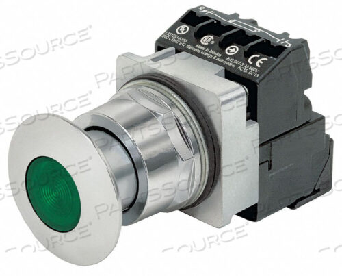 OEM#: 52PP2H3AH5392 ILLUMINATED PUSH BUTTON 30MM GREEN 6VAC by Siemens