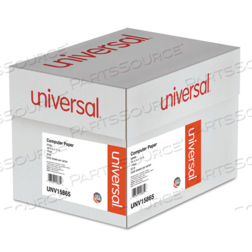 OEM#: UNV15865PRINTOUT PAPER, 1-PART, 20 LB BOND WEIGHT, 14.88 X 11, WHITE, 2,400/CARTON by Universal