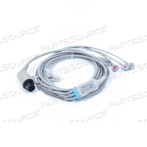 Replaces Welch Allyn Inc. 008-0315-003 LEAD SNAP ECG AHA CABLE ASSEMBLY