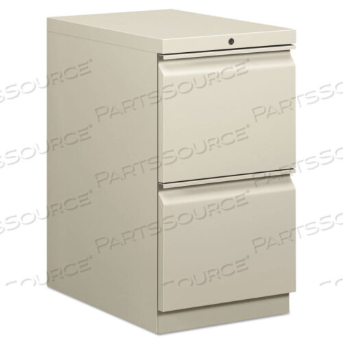 OEM#: H33823R.L.QBRIGADE MOBILE PEDESTAL, LEFT OR RIGHT, 2 LETTER-SIZE FILE DRAWERS, LIGHT GRAY, 15 X 22.88 X 28 by HON