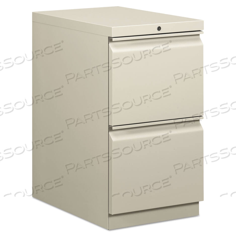OEM#: H33823R.L.QBRIGADE MOBILE PEDESTAL, LEFT OR RIGHT, 2 LETTER-SIZE FILE DRAWERS, LIGHT GRAY, 15 X 22.88 X 28 by HON