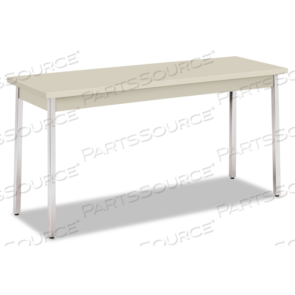 UTILITY TABLE, RECTANGULAR, 60W X 20D X 29H, LIGHT GRAY