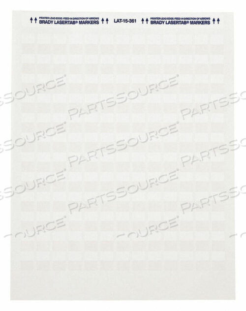 OEM#: LAT-15-361-1LAMINATING WIRE AND CABLE MARKERS PK7 by Brady Americas