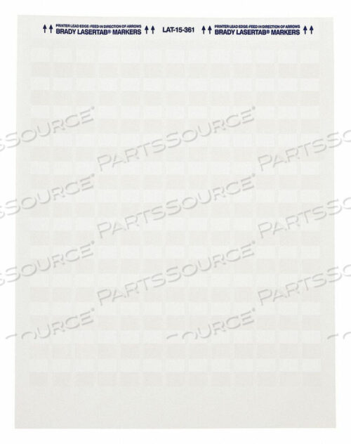 OEM#: LAT-39-361-1LAMINATING WIRE AND CABLE MARKERS PK24 by Brady Americas