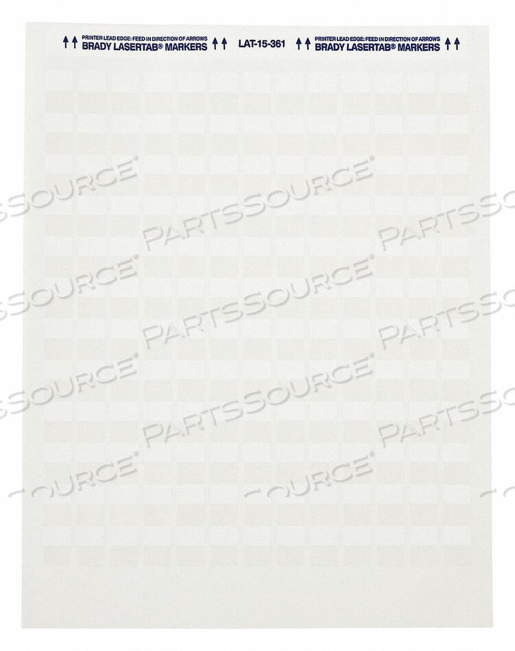 OEM#: LAT-39-361-1LAMINATING WIRE AND CABLE MARKERS PK24 by Brady Americas