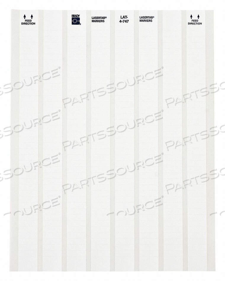 OEM#: LAT-4-747-10WIRE MARKER POLYESTER PK33 by Brady Americas