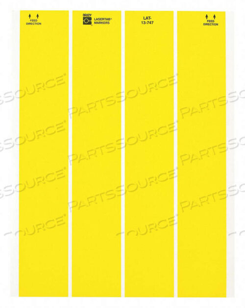 OEM#: LAT-13-747-2.5-YLWIRE MARKER POLYESTER PK57 by Brady Americas