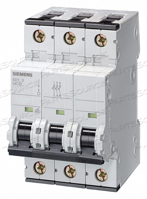 OEM#: 5SY63637IEC SUPP PROTECTOR 63A 400VAC 3P by Siemens