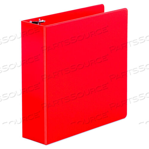 OEM#: UNV30409ECONOMY NON-VIEW ROUND RING BINDER, 3 RINGS, 3 CAPACITY, 11 X 8.5, RED by Universal