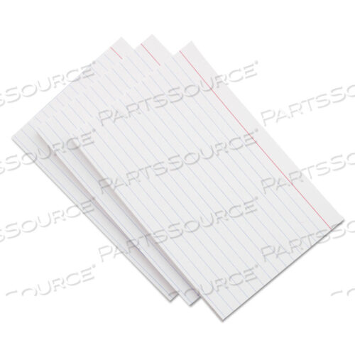 OEM#: UNV47215RULED INDEX CARDS, 3 X 5, WHITE, 500/PACK by Universal