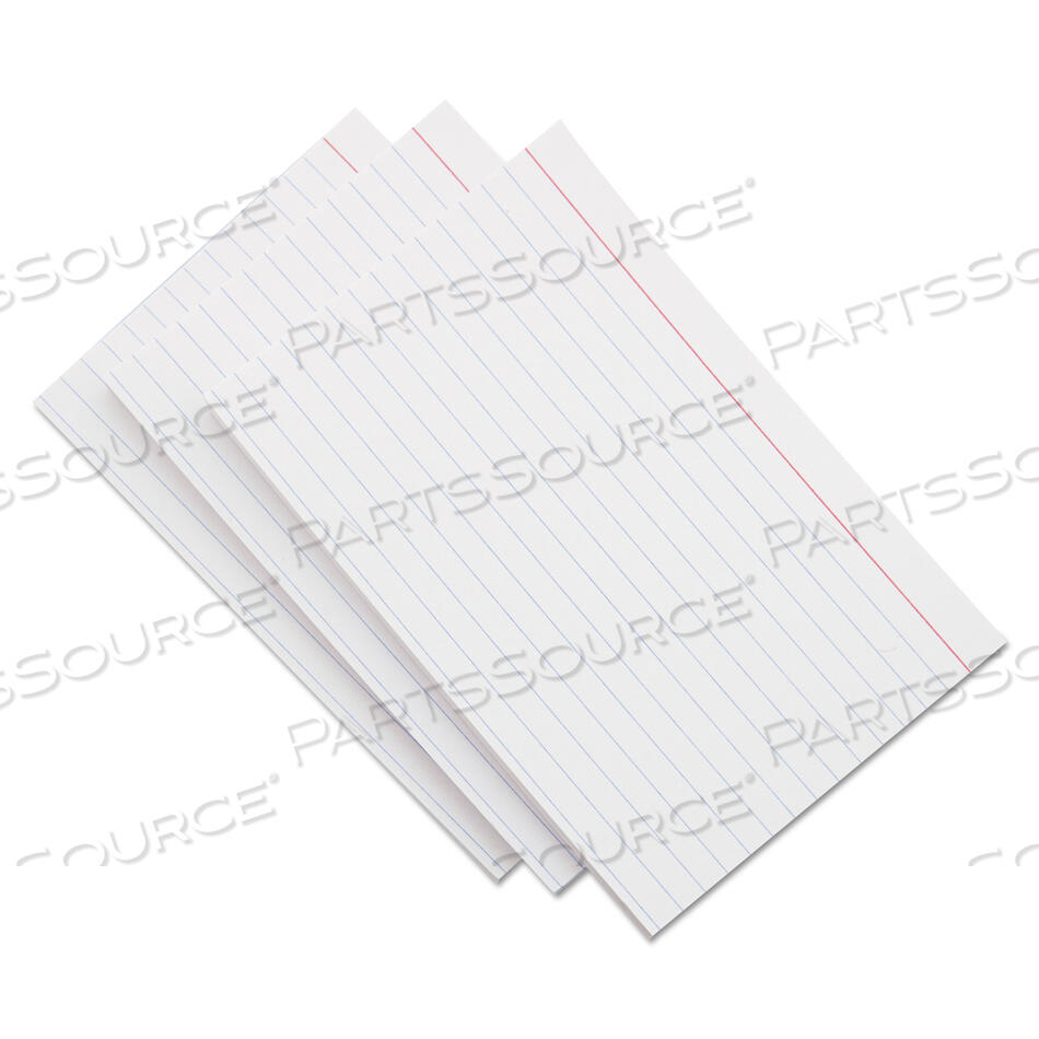 OEM#: UNV47215RULED INDEX CARDS, 3 X 5, WHITE, 500/PACK by Universal