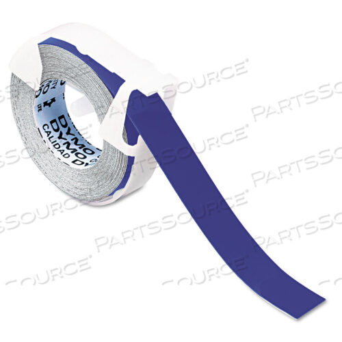 OEM#: 520106SELF-ADHESIVE GLOSSY LABELING TAPE FOR EMBOSSERS, 0.37 X 12 FT ROLL, BLUE by Dymo