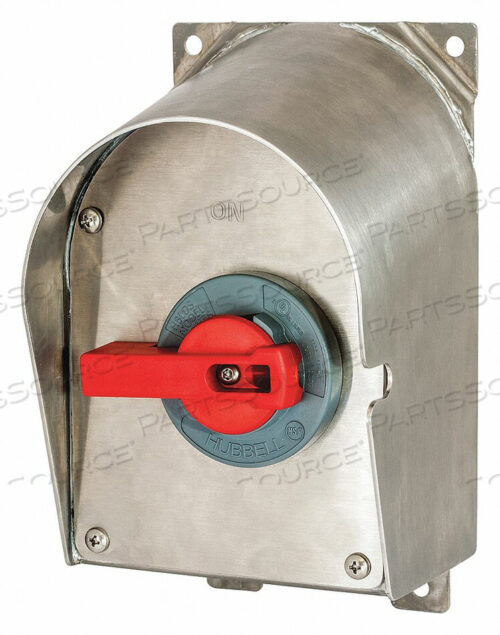 OEM#: HBLDS3SSRACSWITCH, ENCLOSED DISCONNECT, 600V AC, 3 POLE, 5 WIRE, 30A by Hubbell Incorporated, Wiring Device-Kellums