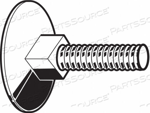 OEM#: U08360.025.0100ELEVATOR BOLT FLAT 1/4IN-20 1INL PK50 by Fabory