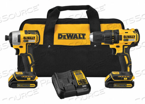 OEM#: DCK277C220V MAX COMPACT BRUSHLESS DRILL/DRIVER IMPACT COMBO KIT (2)1.5AH BATTERIES & CHARGER by DeWalt